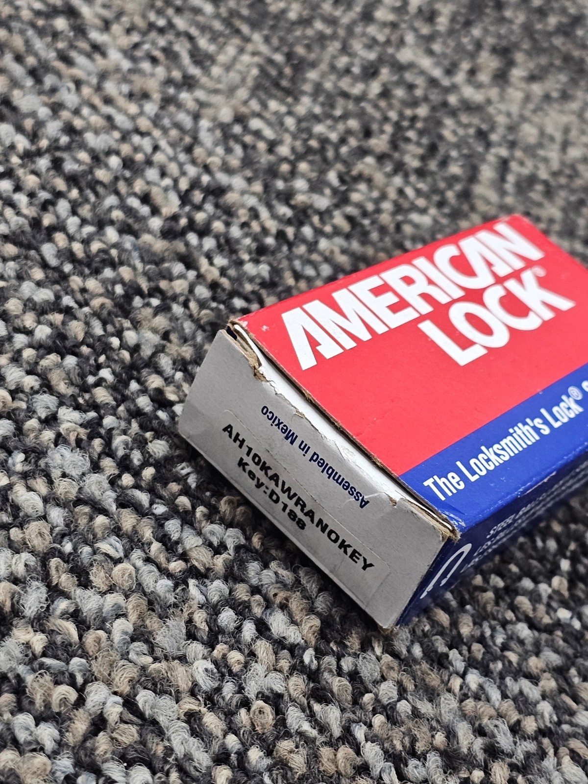 American Lock AH10KA Heavy Duty Solid Steel Chrome Plated Padlock
