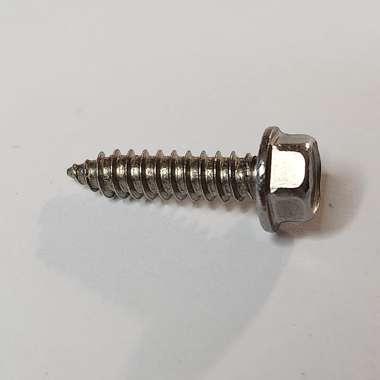 # 14 x 1″ Hex Washer Head Sheet Metal Screws Self Tapping Stainless Steel (50)