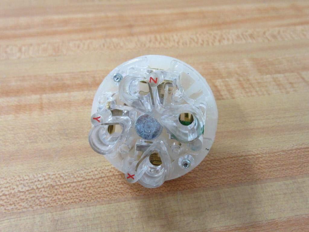 Hubbell HBL2731 Locking Plug 30 amp 3 Phase 480V L16-30P Black and White