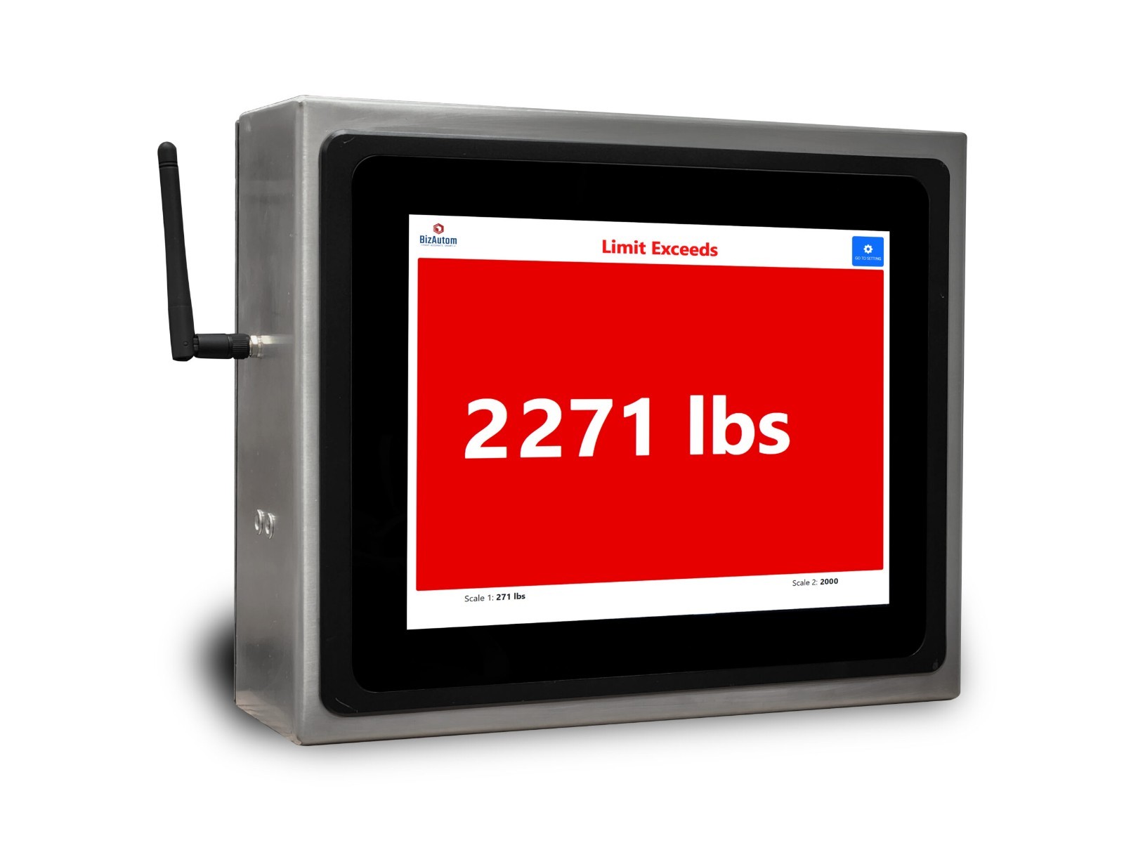 PC-1-TT Totalizer Indicator with Advanced Weighing & Totalizing BizAutom