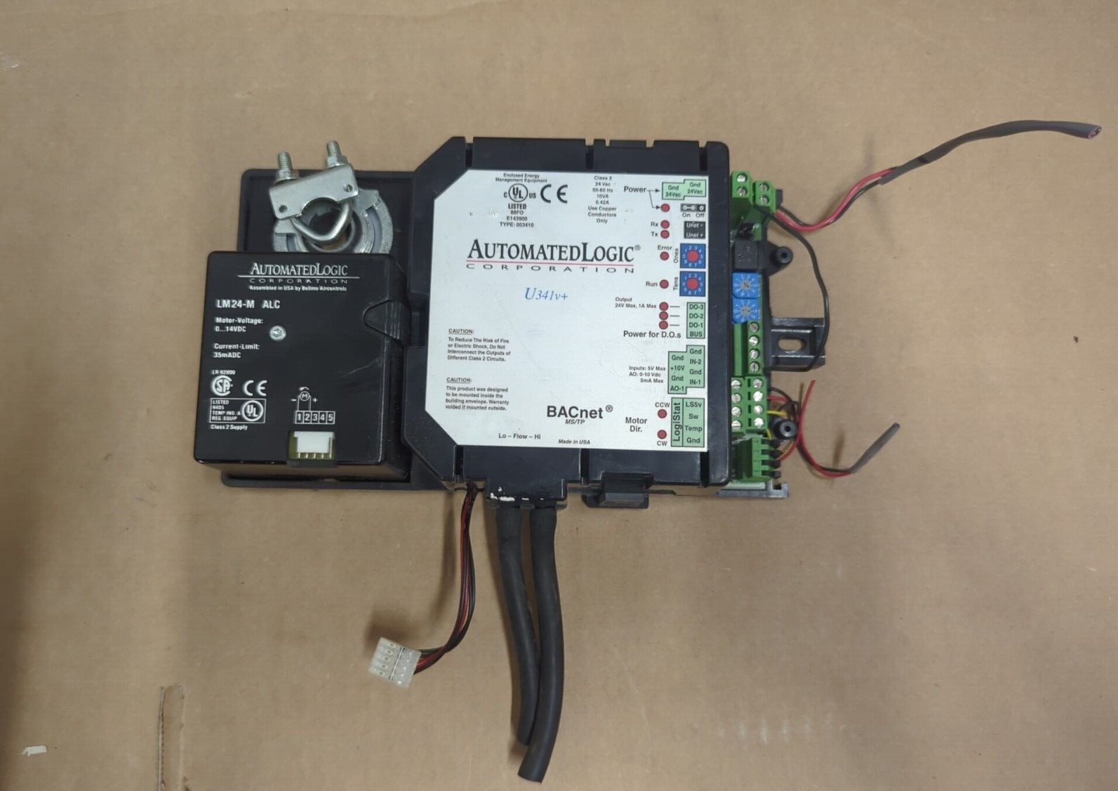 Automated Logic U341V+ BACnet MS/TP Controller – NG D1F
