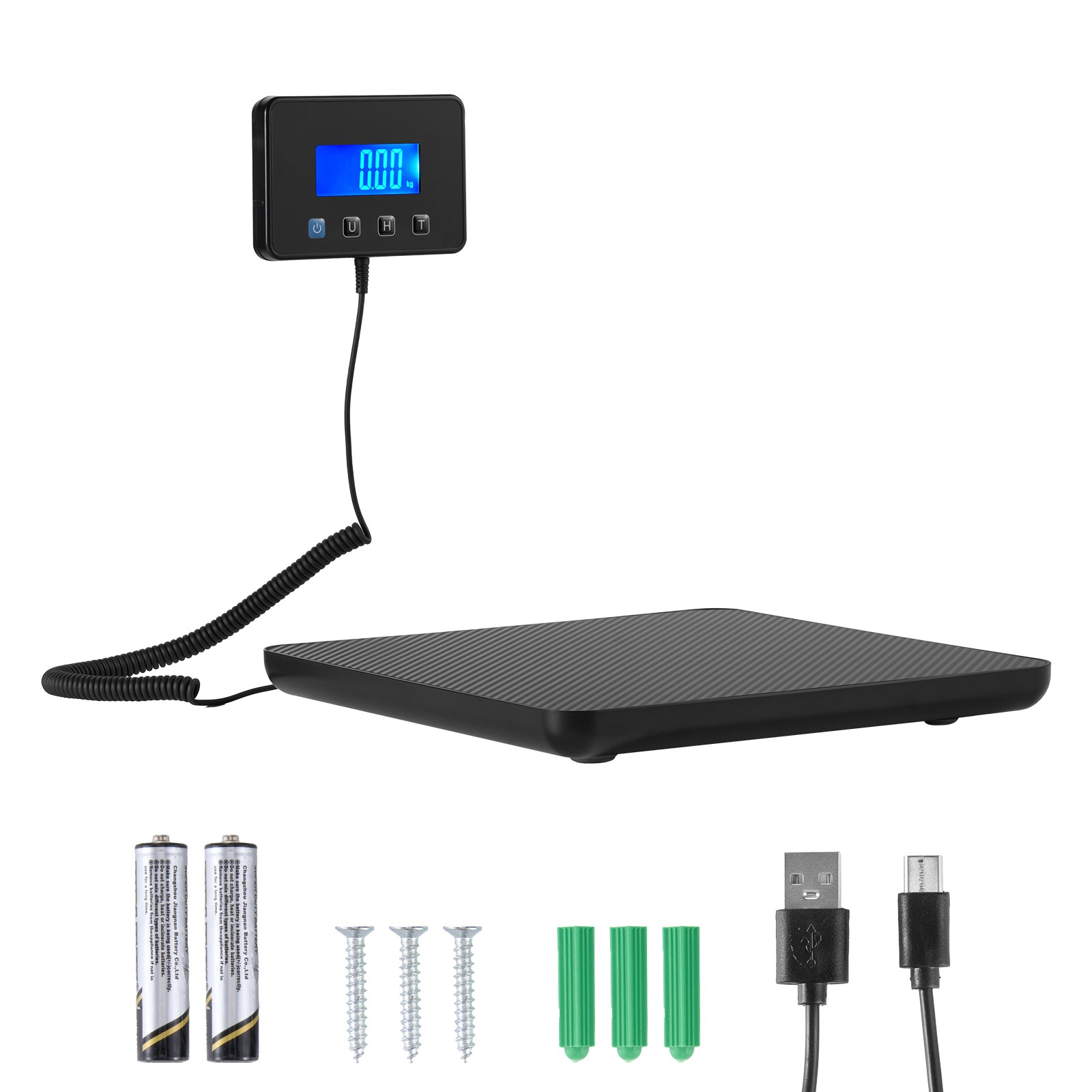 Uimoso 440 lbs Digital Shipping Scale with Dual Precision for Postal and Freight