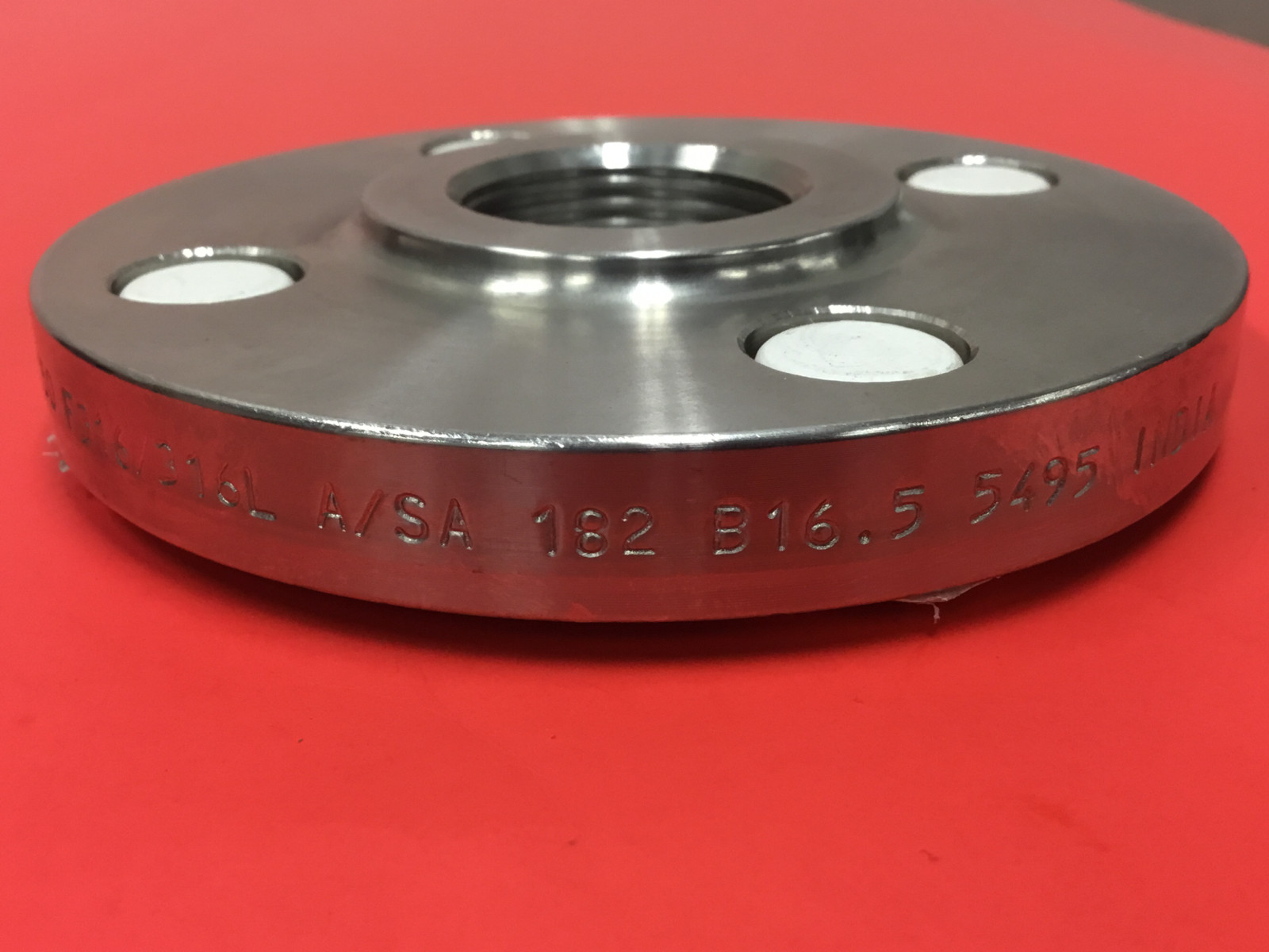 HF – 1″ NPT – 150 Lb, 4 Bolt Flange, Type 316 – Stainless Steel – NEW