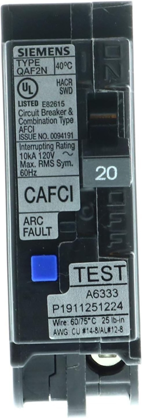 Innovative 20 Amp AFCI Plug-On Neutral Circuit Breaker – Quick Install Design