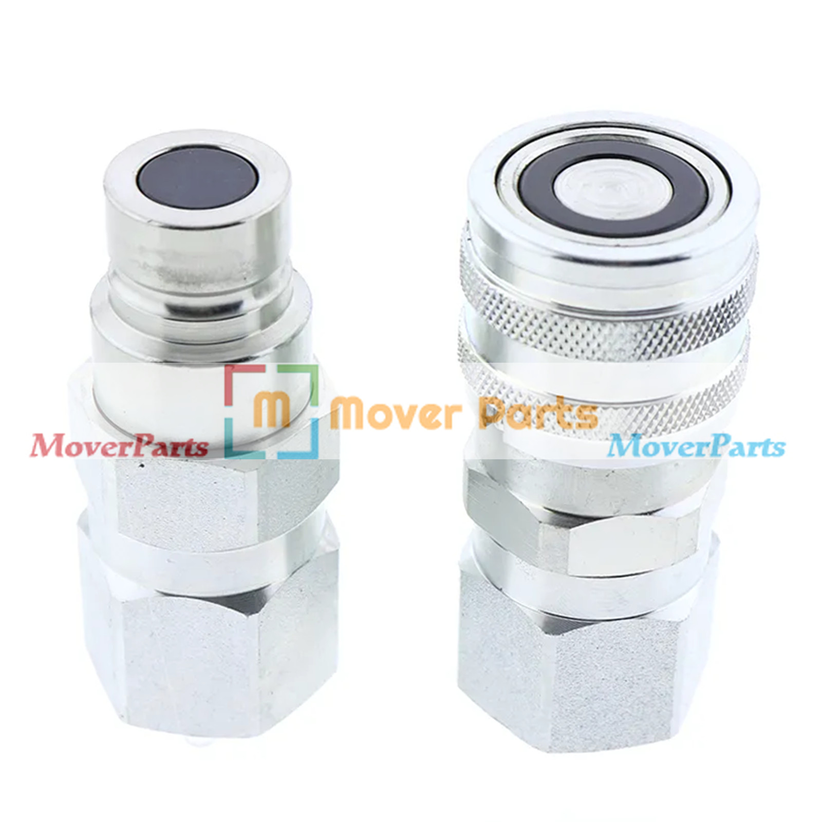 Hydraulic Flat Face Quick Coupler Set 195-6525 195-6526 for Caterpillar Loaders