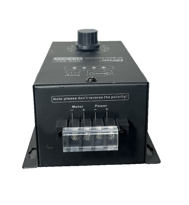 Drok DC Motor Controller Digital DC6-90V 15A Max- Black