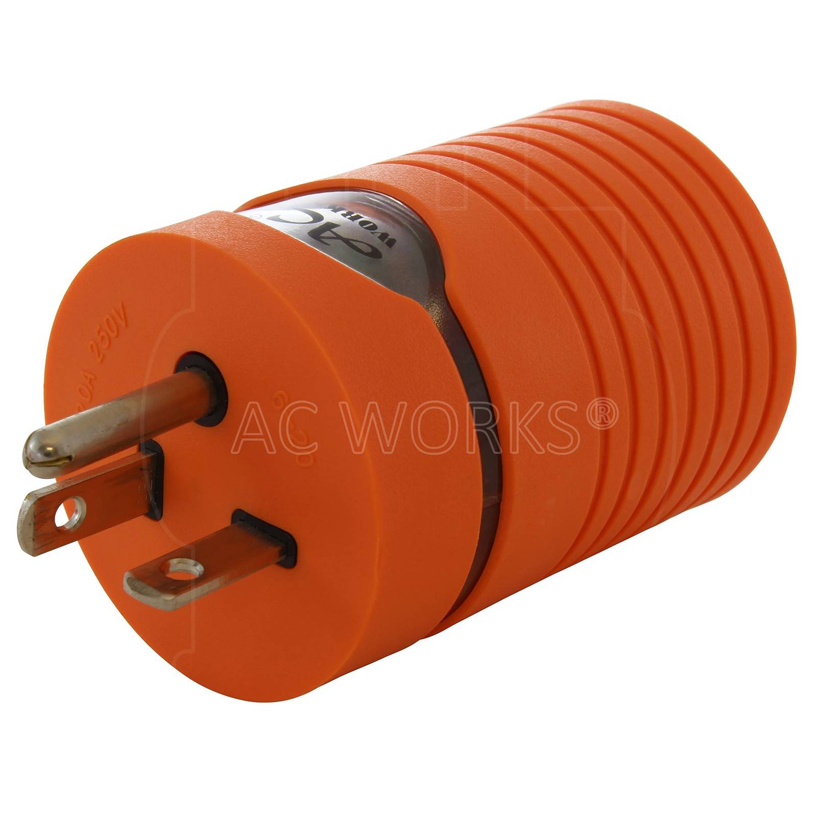 [AD620L620] Locking Adapter NEMA 6-20P 20Amp 250Volt Plug to NEMA L6-20R 20Am…