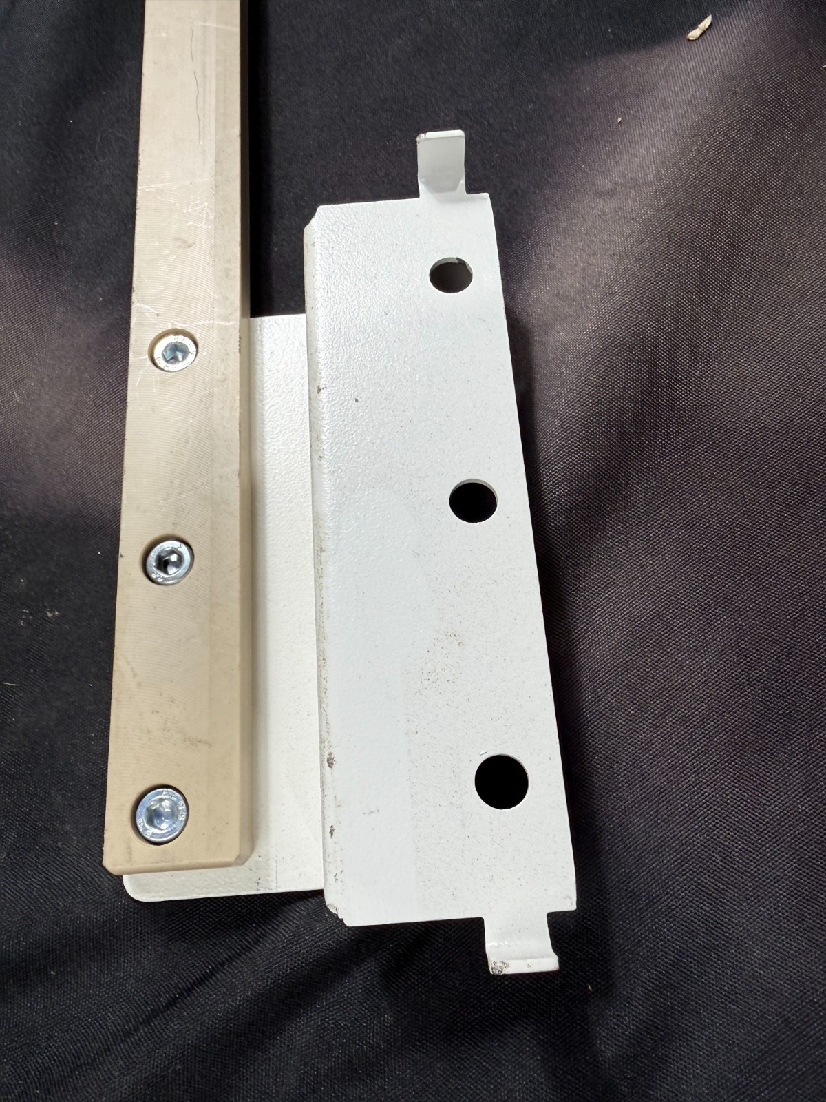 Bosch Rexroth Conveyor Sensor Mounting Track Rail Assembly With Brackets Used