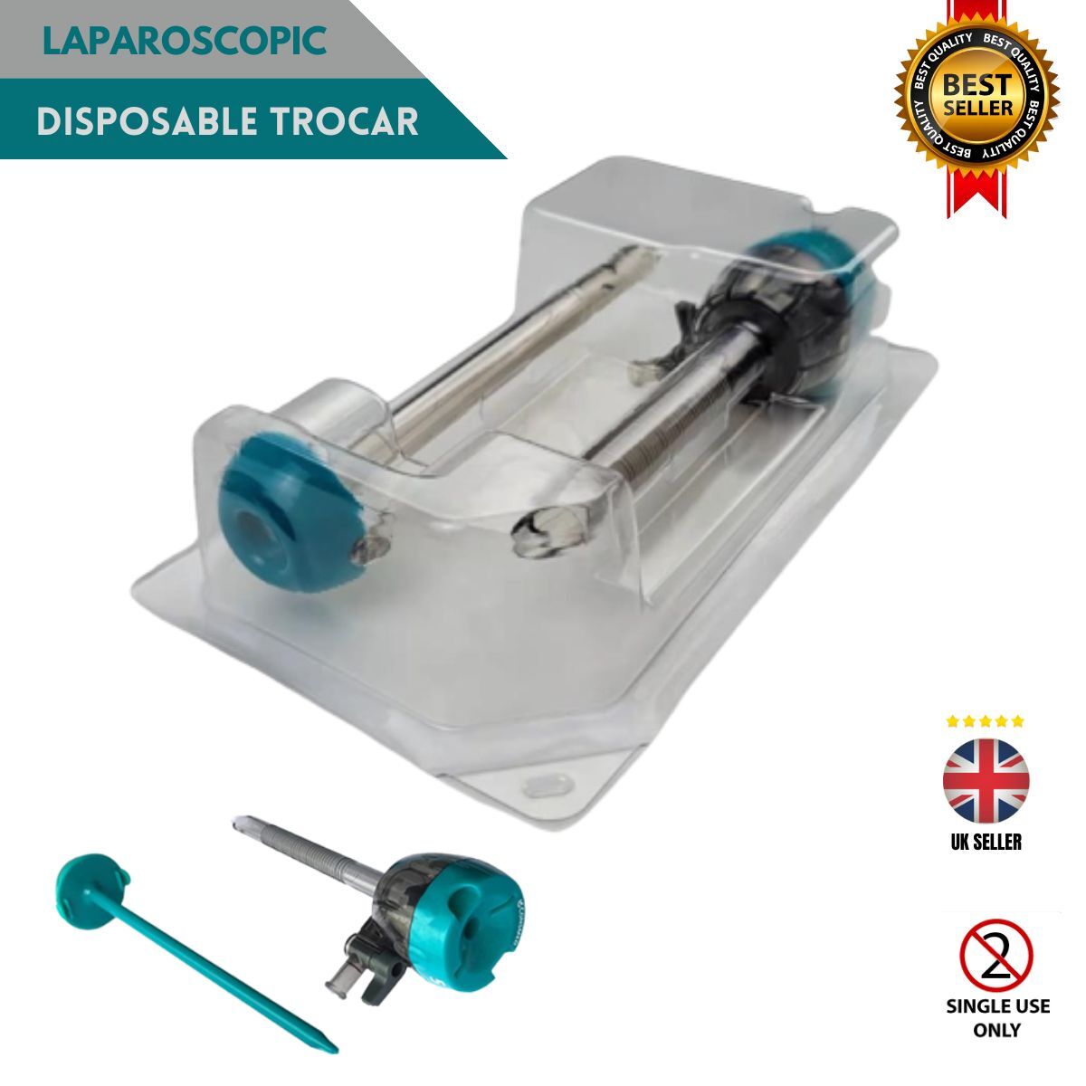 ENDO Disposable Trocar Single Use Trocars Laparoscopic ports 3mm 5mm 10mm 12mm