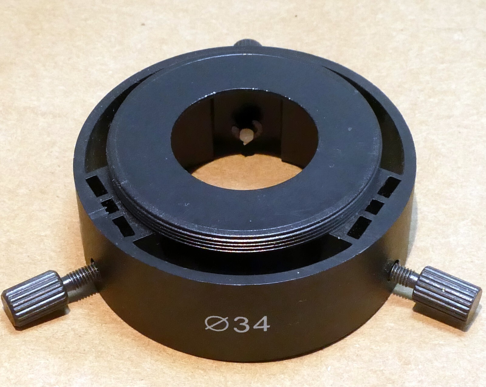 34mm Eyepiece Coupler adaptor for Microscopes camera or eyepiece