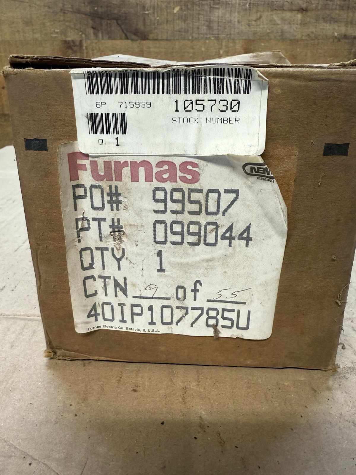 FURNAS 40IP107785U SER. A 220-240V 160A NSMP