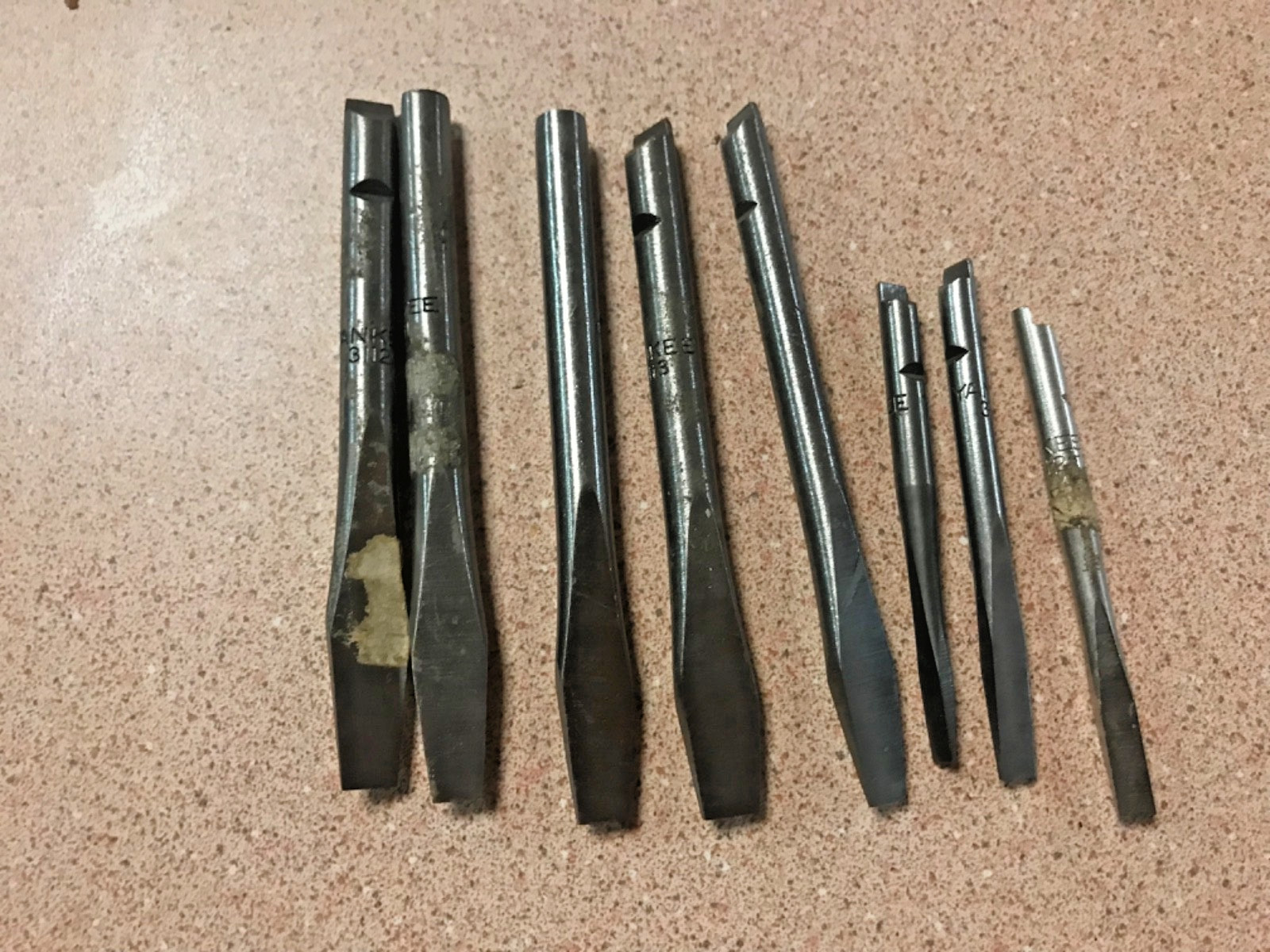 Lot Of (18) NOS Yankee Screwdriver Bits And Drill Bits. See Disc. For List