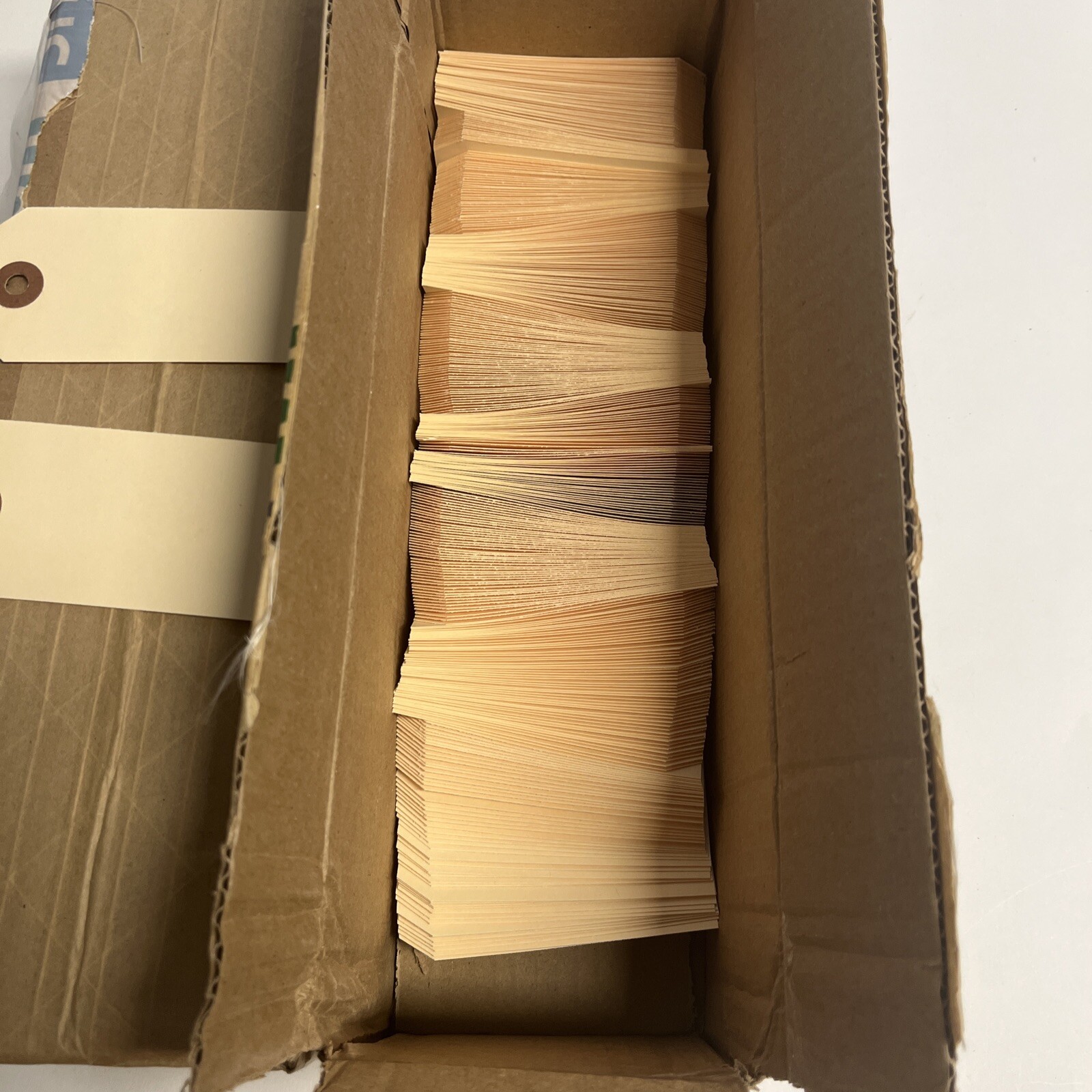 Manila Tags Shipping Label Scrapbook Strung Sizes #3 – 1 7/8” X 3 3/4” 1400