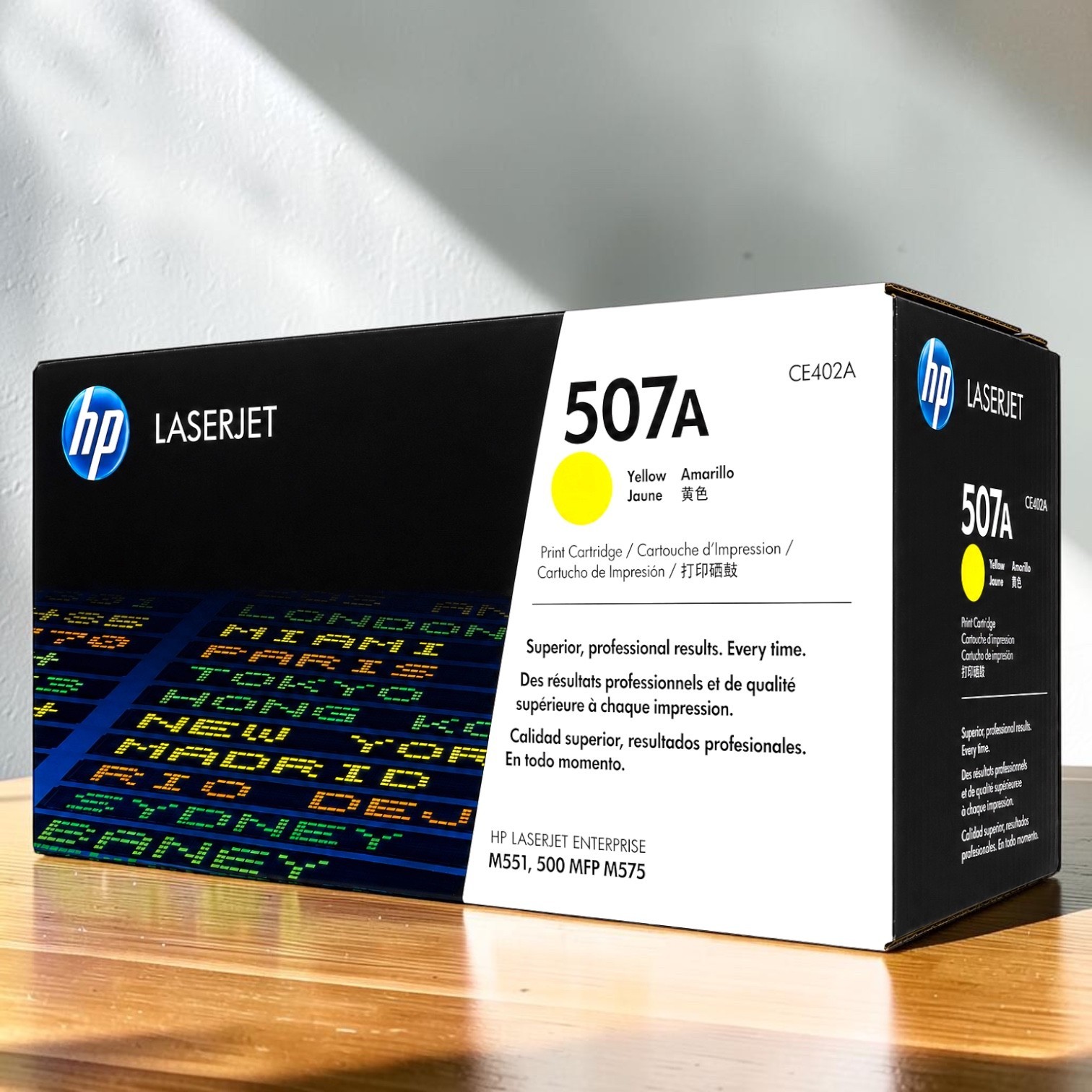 HP 507A Toner Set Genuine 4 Pack CE400A CE401A CE402A CE403A OEM CMYK Sealed Box