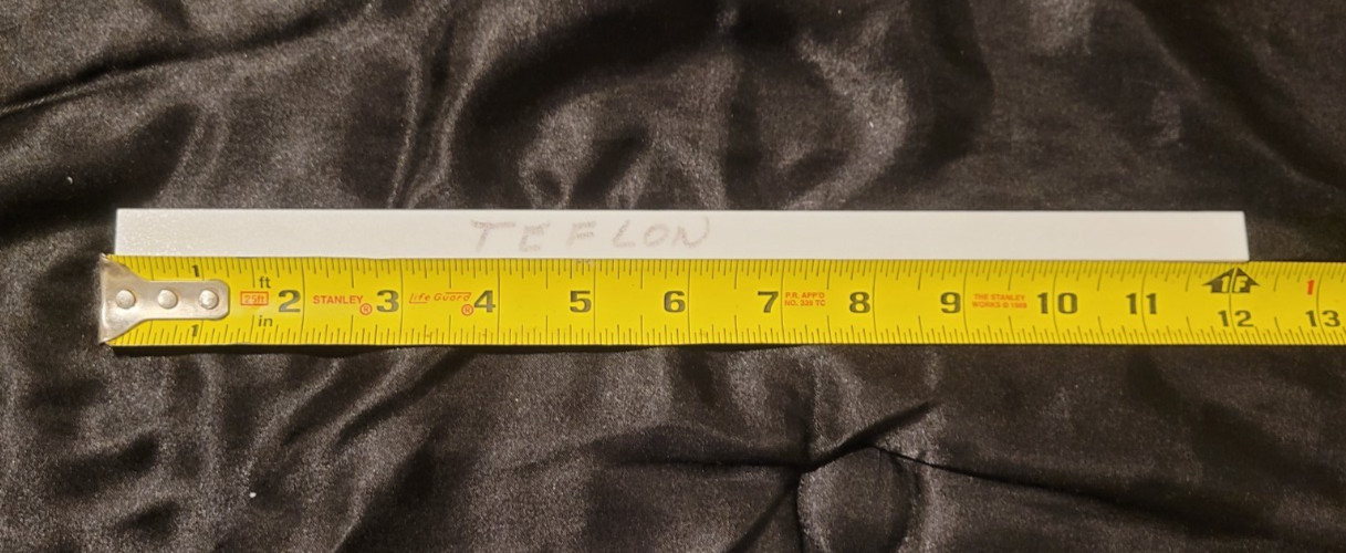 Teflon 1/4 x 1/2 x 12″ ( .250 x .500 x 12.000) INV#X-82