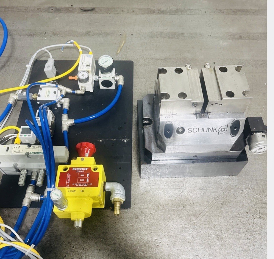 New SCHUNK KSP Plus 160 Pneumatic Vice Setup FANUC ROBODRILL