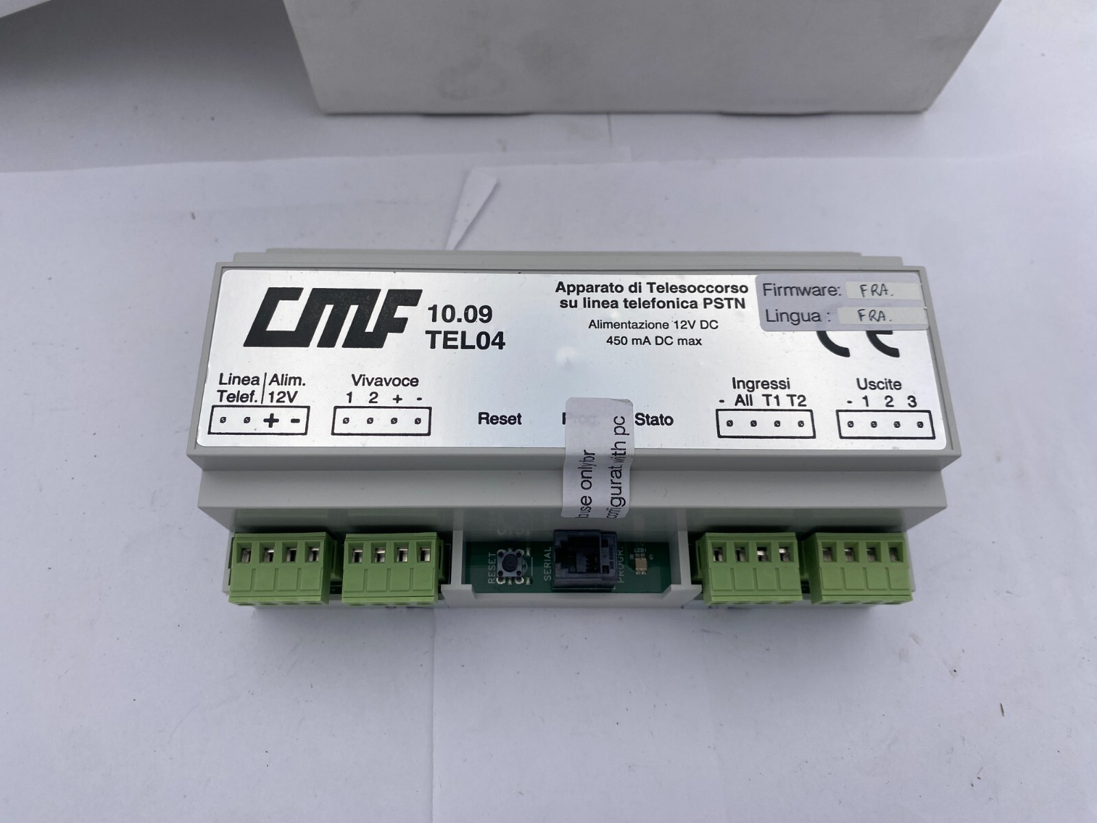 CMF TEL04 10.09 TELESECURITY BY PSTN TELEPHON LINE Elevator parts lift