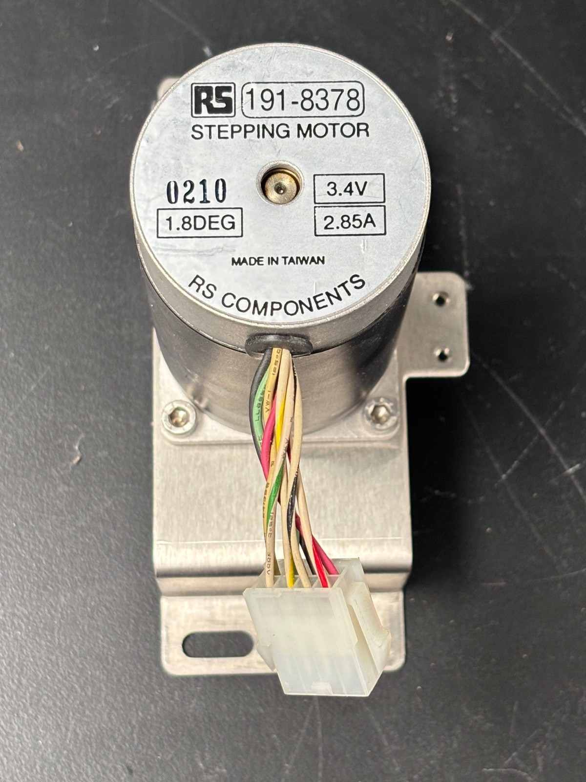 RS COMPONENTS 191-8378 Stepping Motor 3.4V, 2.85A, 1.8Deg, NSNP