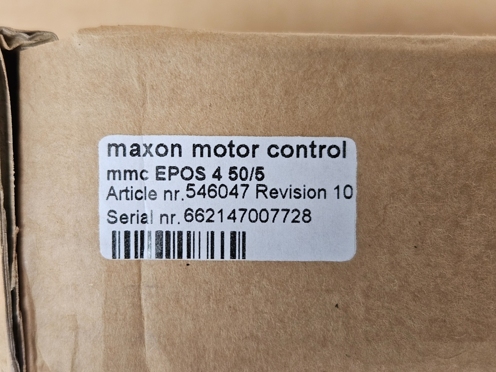 MAXON EPOS4 50/5 546047 NEW