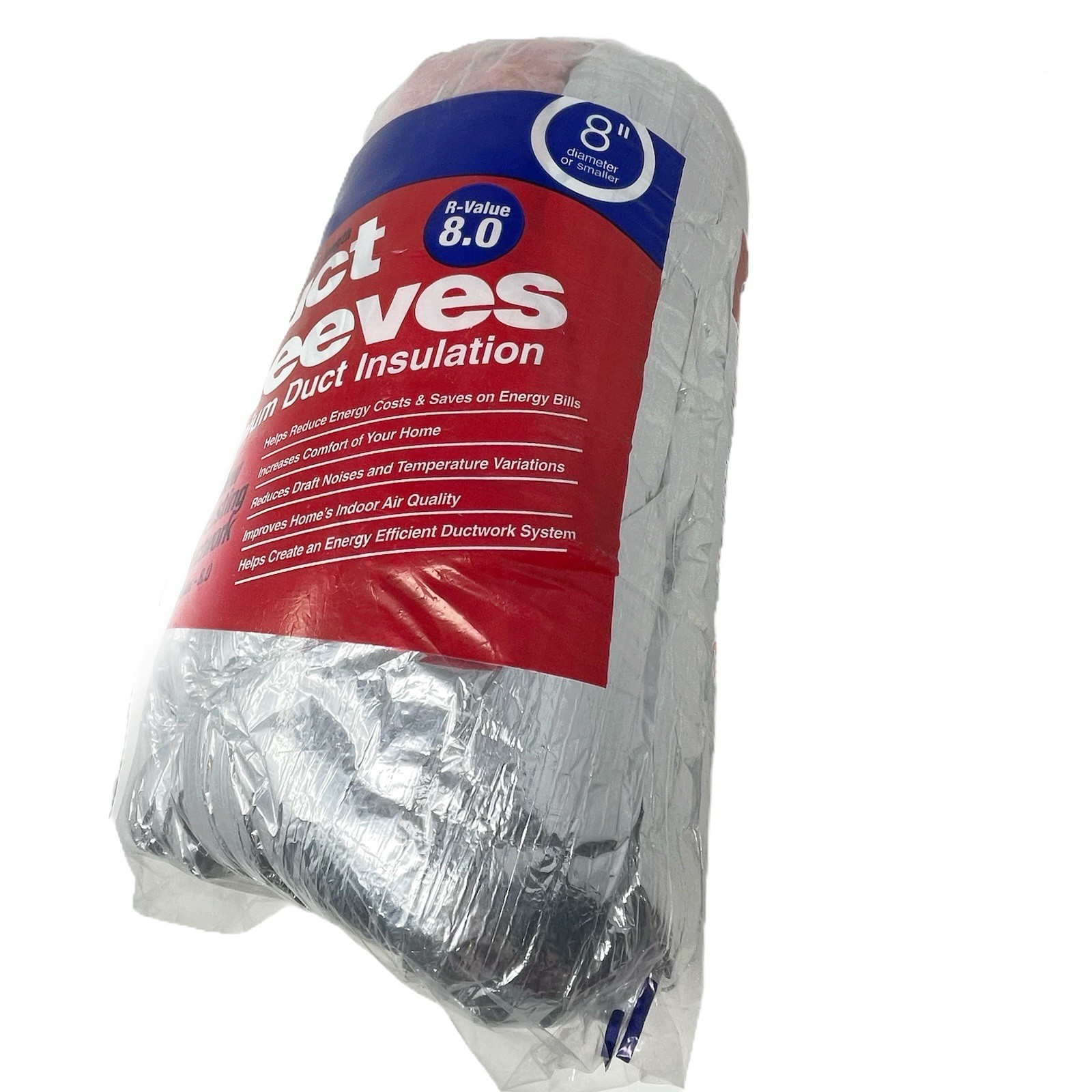 Master Flow 8 in. Dia R-8 Ductwork Insulation Sleeve