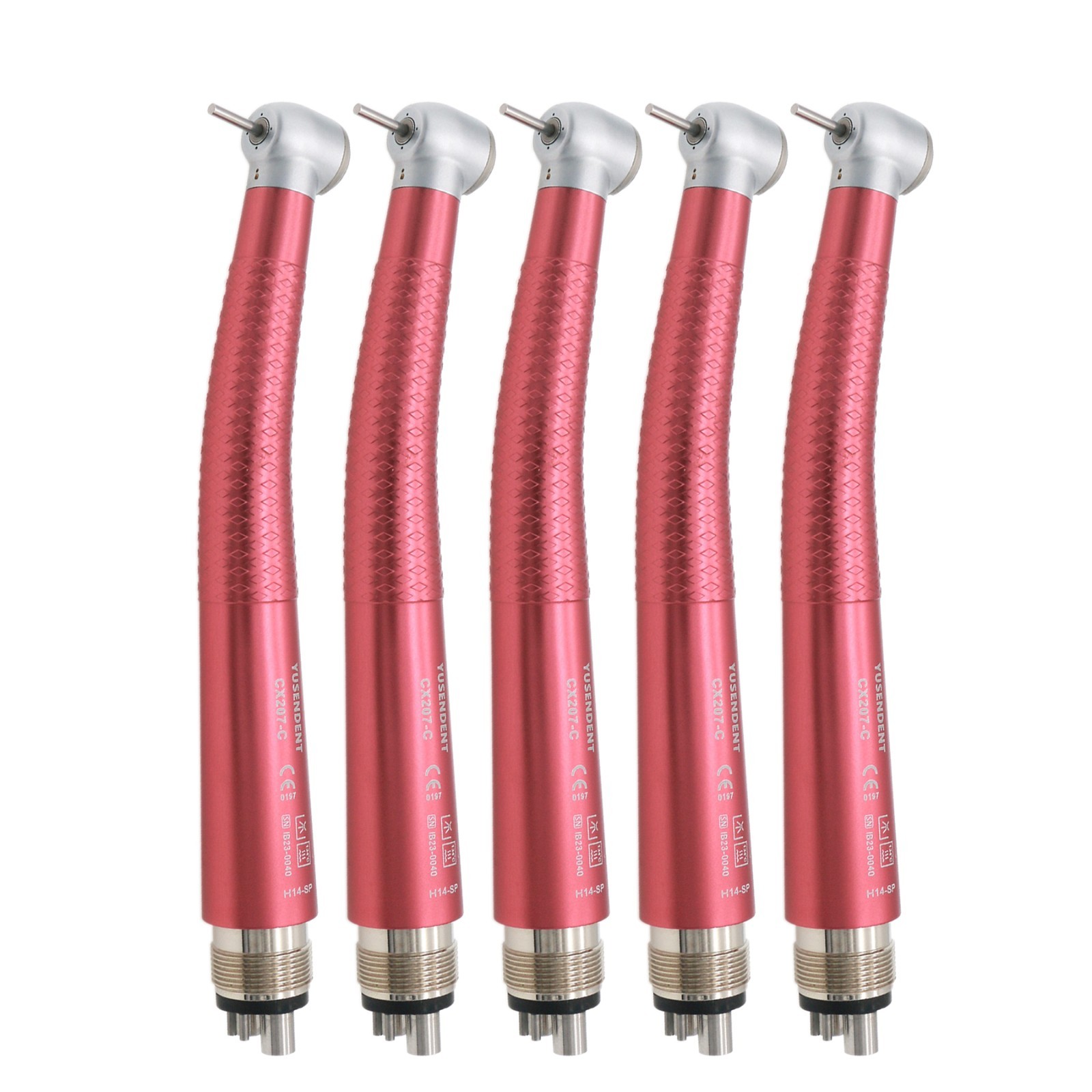 US COXO Colorful Dental High Speed Handpiece Air Turbine Anti-retraction 4 Holes