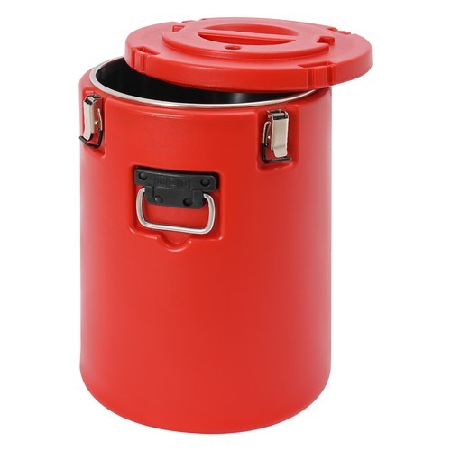 40L Commercial Soup Container Insulated Hot Cold Beverage Carrier Red