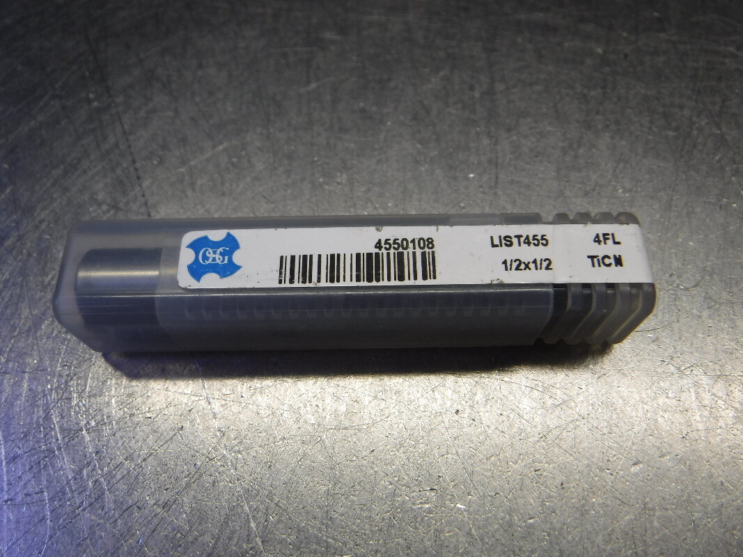 OSG 1/2″ 4 Flute HSSCo Roughing Endmill 1/2″ Shank 4550108 (LOC2064A)