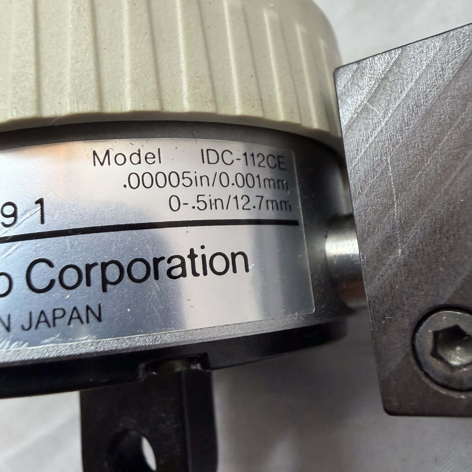 Mitutoyo 543-144 Digital Caliper Model IDC-112CE 0.00005in/0.001mm 0-.5in/12.7mm