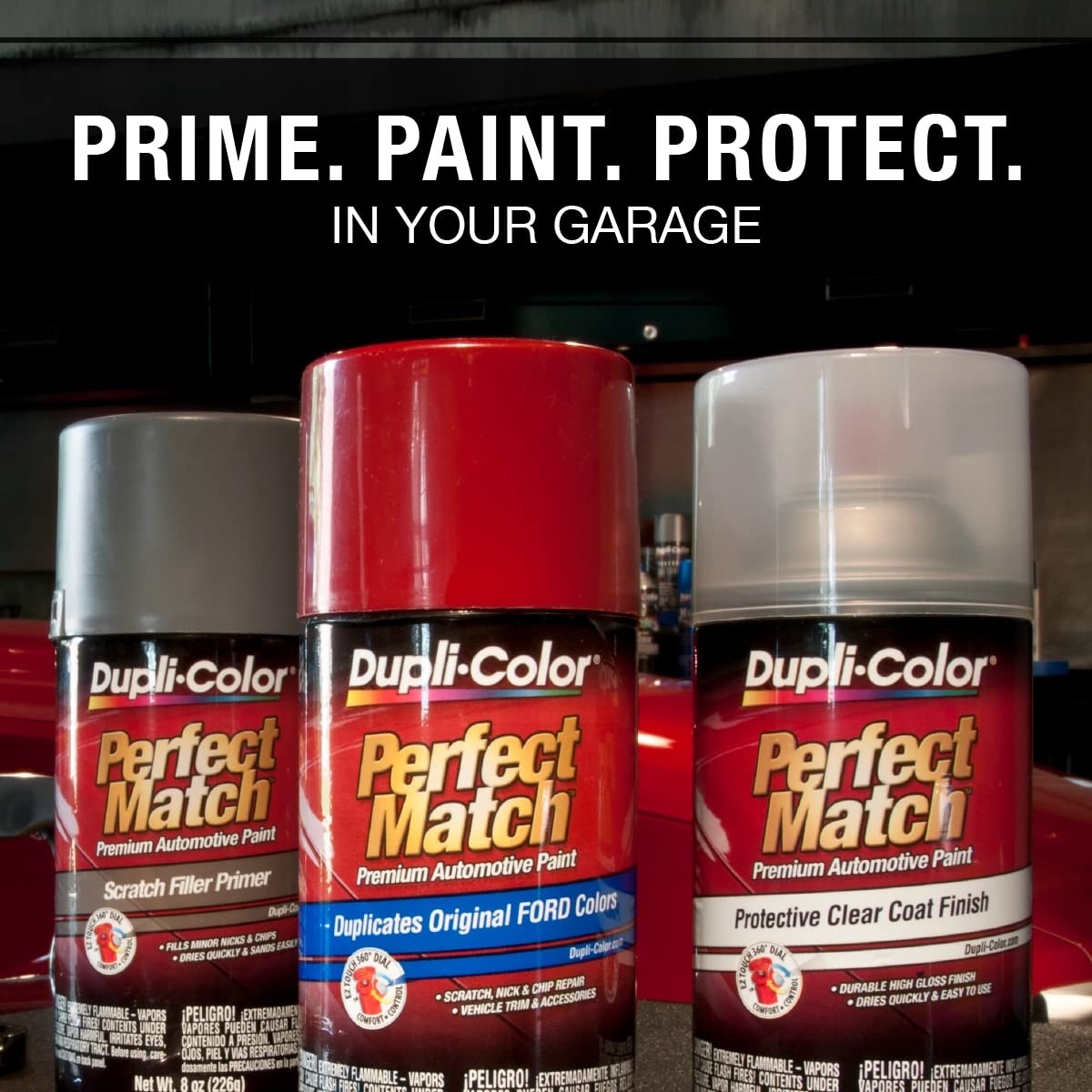 EBFM03177 Perfect Match Automotive Spray, Ford Electric Currant Red Metallic,…