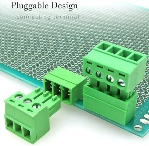 Phoenix Type Screw Terminal Block Connector 2 Pin 3.81mm Pitch 8A Size: 2 pin
