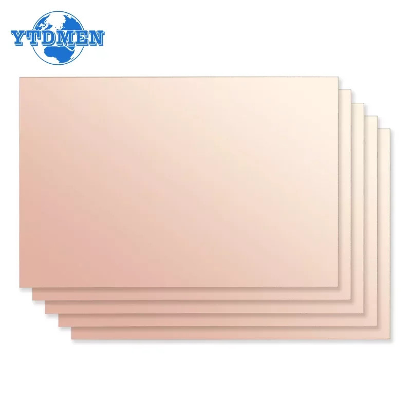 5PCS Single Sided Plate DIY PCB Kit Glass Fiber FR4 Copper Clad Board 10x15cm US