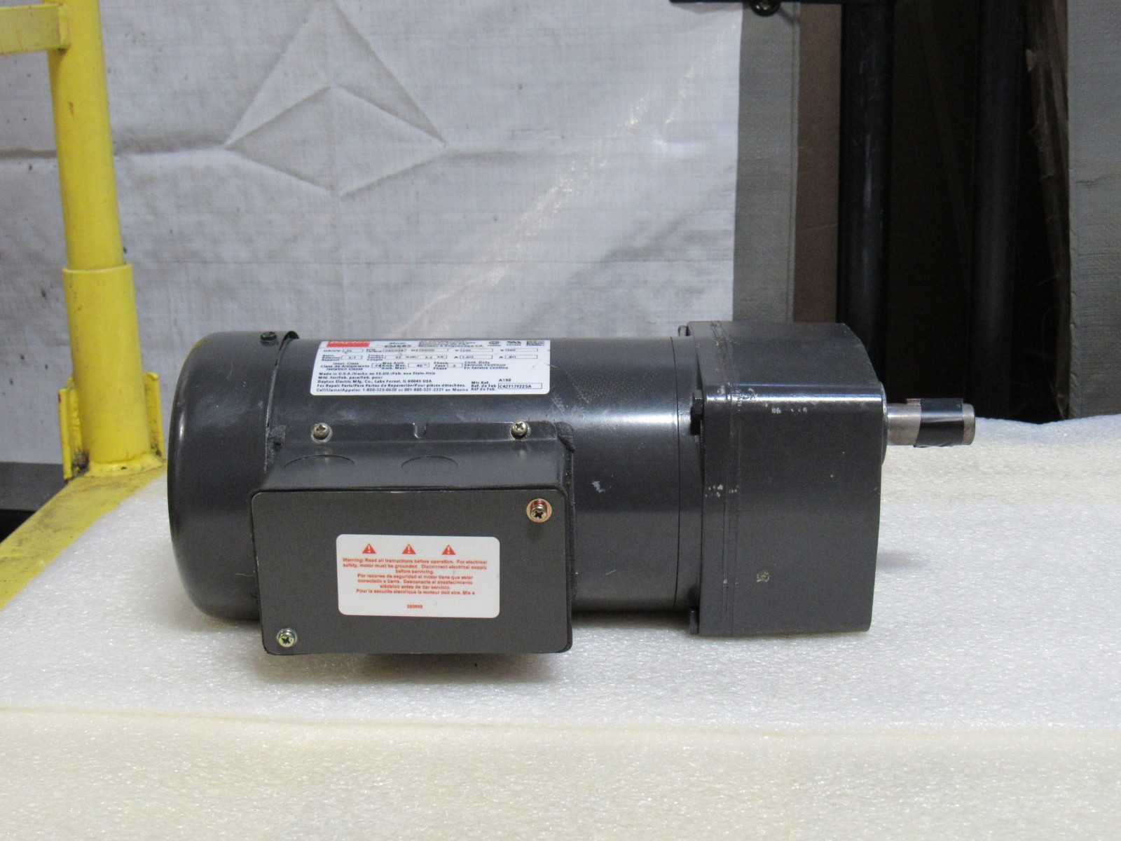 #4 Dayton 4M262J Condenser Fan Motor 1/3 Hp 208-230V 1Ph 825Rpm 48YZ Frame