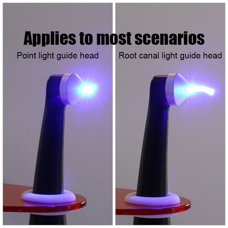 Dental Curing light LED Resin Cure Lamp 1 Second 3200mw/cm² 6 Modes OLED Screen