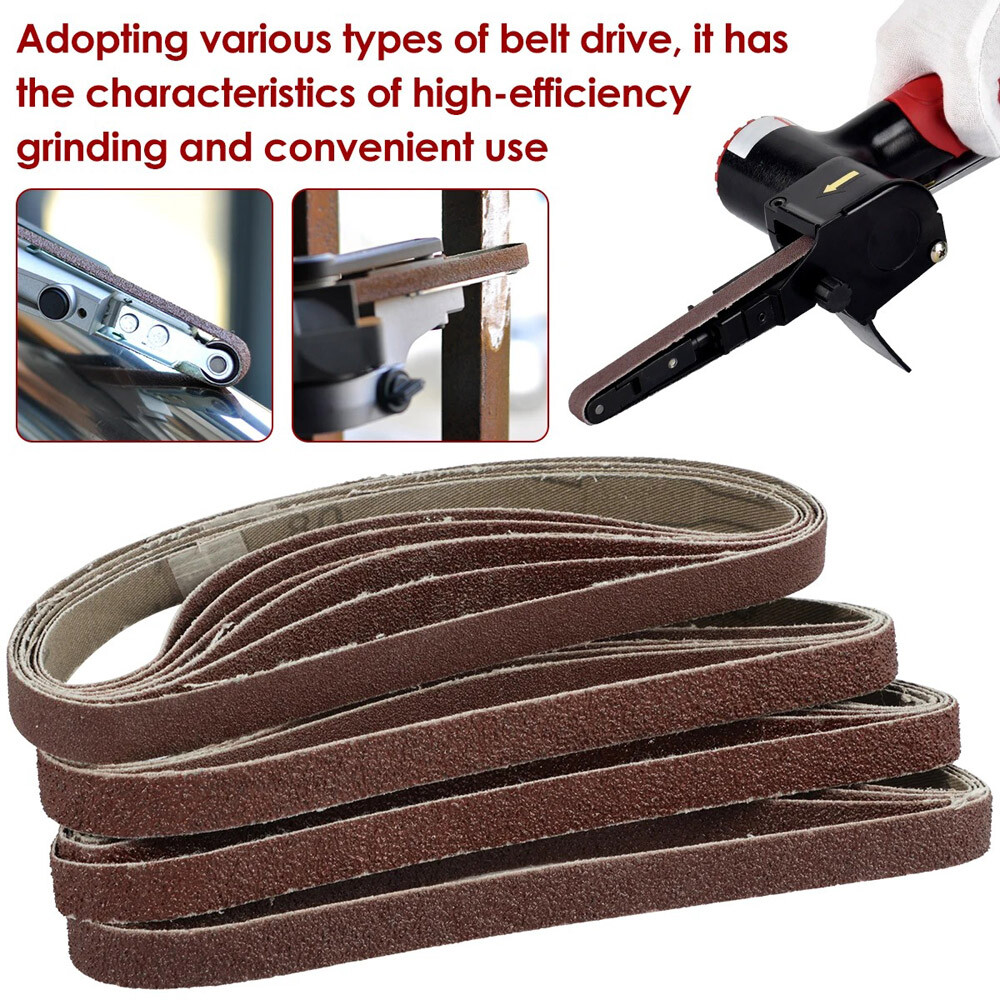 27PCS Sanding Belt 1 x 30 in 60 80 100 120 150-400 Grit Sander Belts Sandpaper