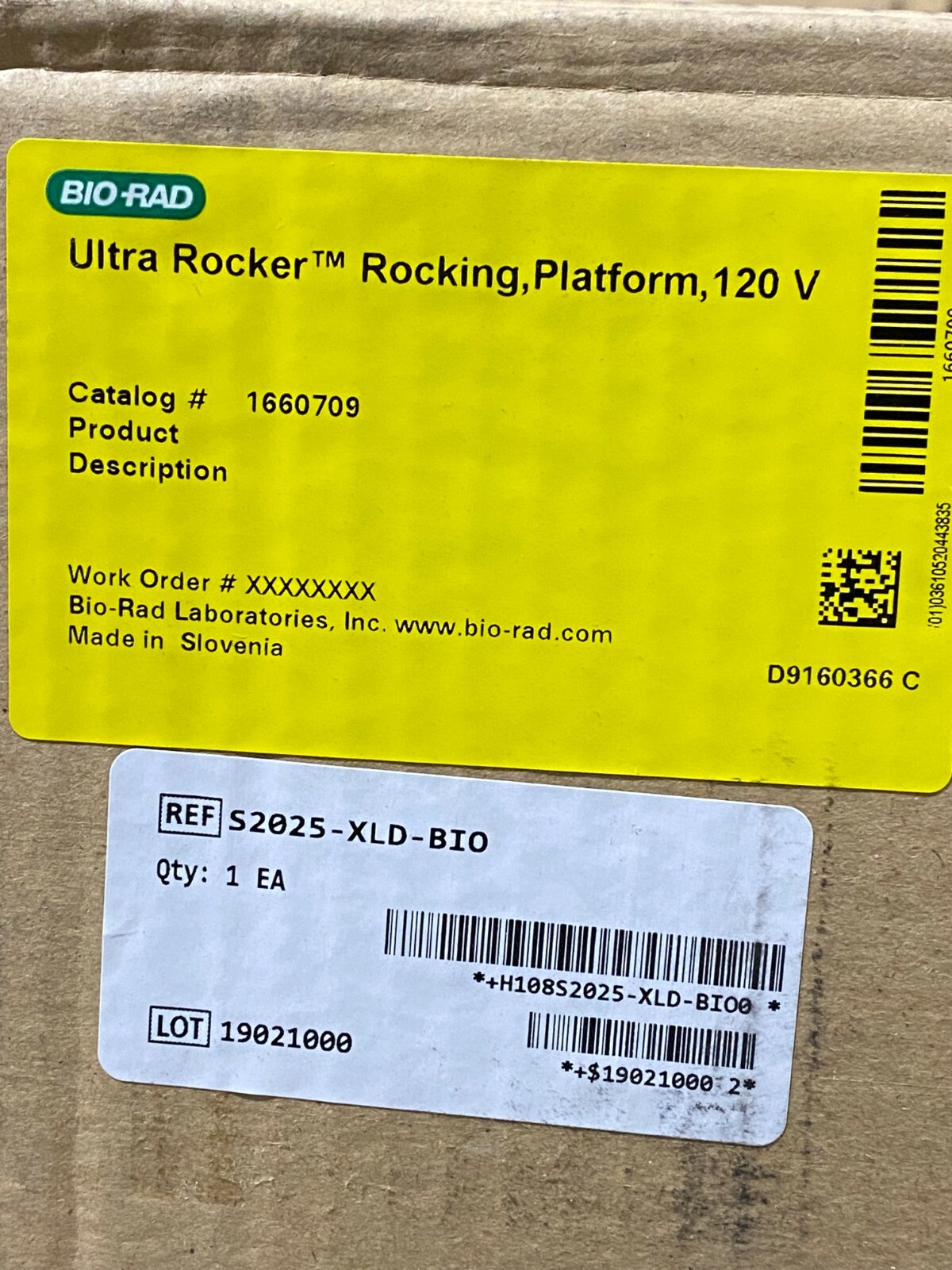 NEW BIO RAD Labnet S2025-XLD-BIO Ultra Rocker 120V Rocking Platform