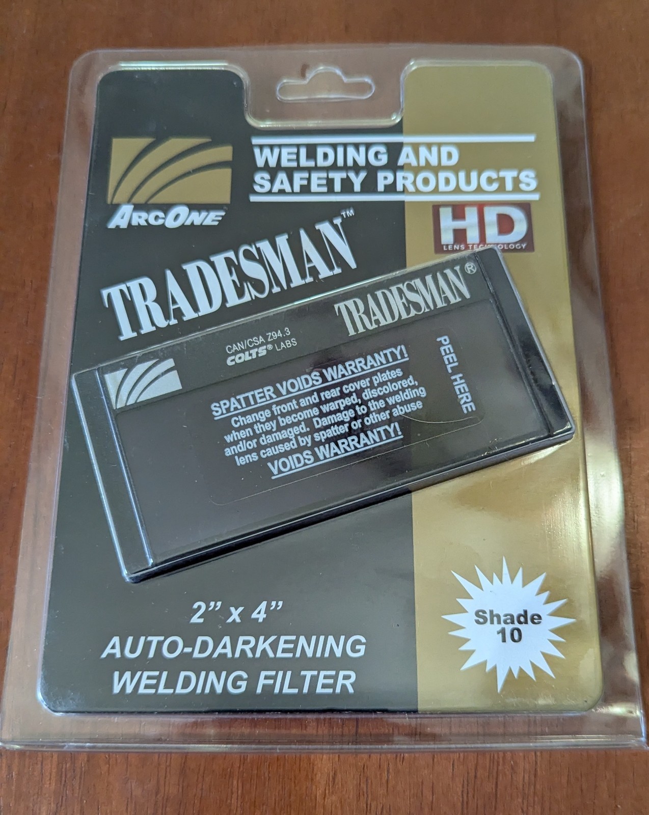 ArcOne T240-10 Tradesman Horizontal Auto-Darkening Welding Filter for Helmets