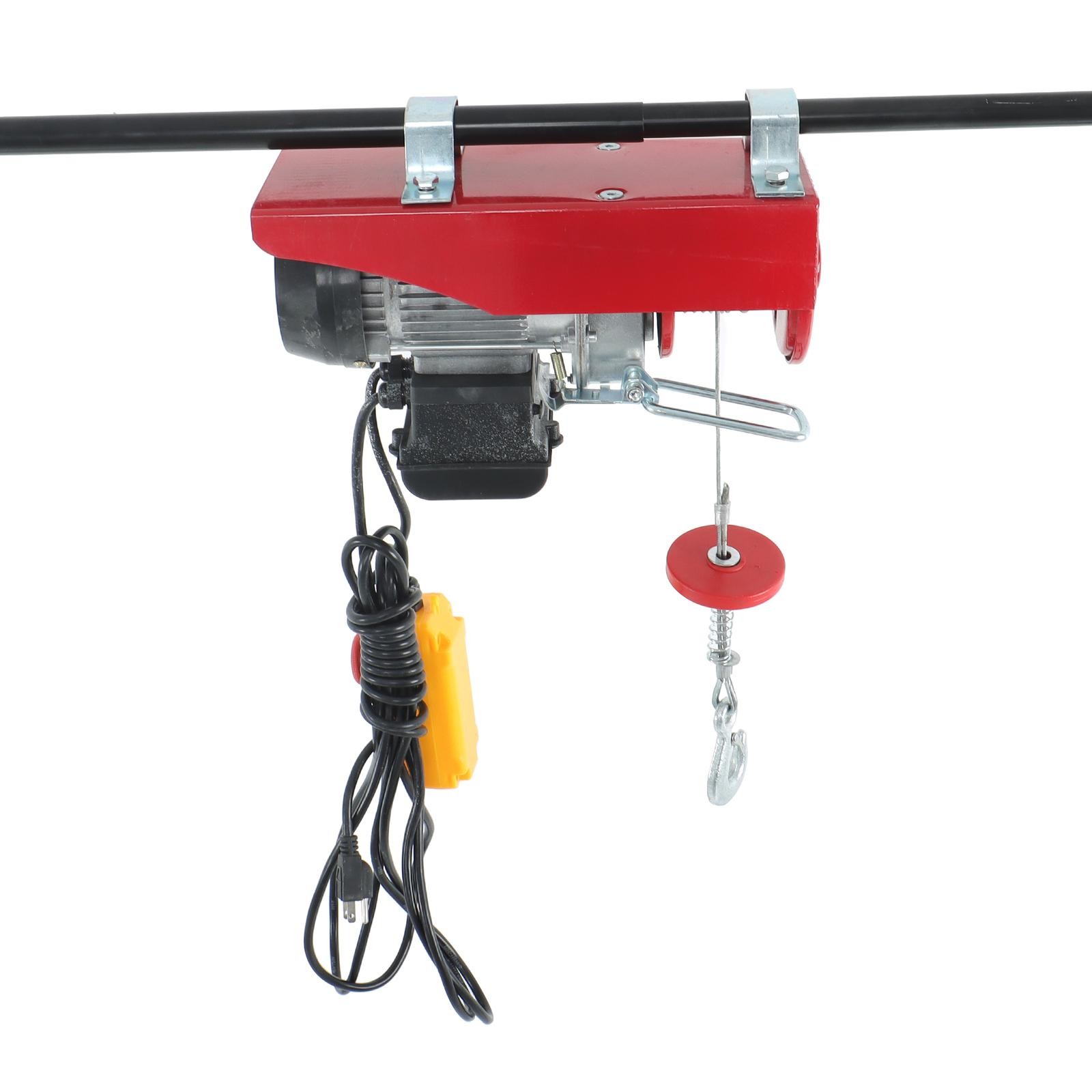 440lbs/ 200kg Electric Hoist with 14 FT Wired Remote Control 110V 510W Motor