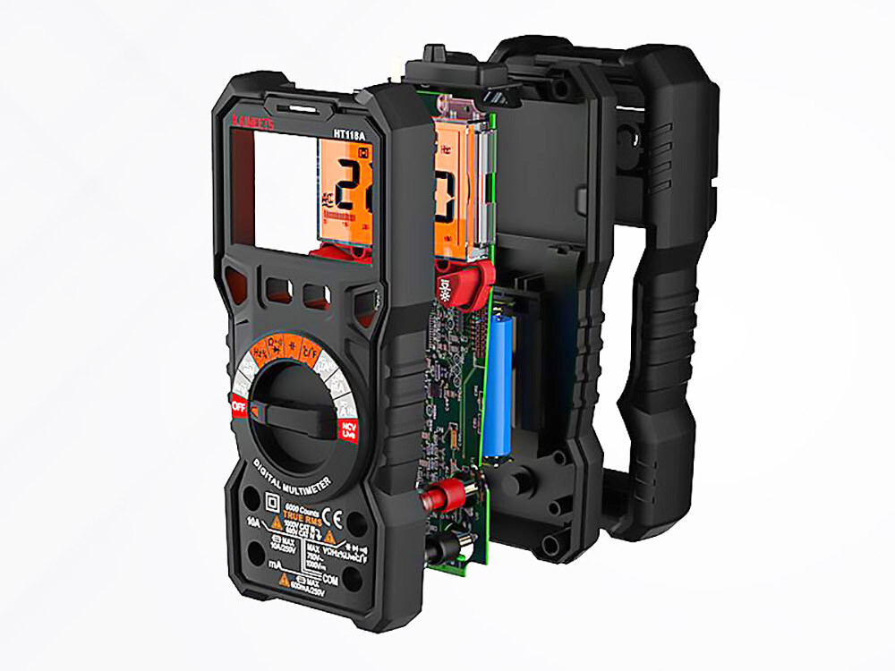 KAIWEETS Digital Multimeter TRMS Voltmeter,Auto-Ranging,6000 Counts,Accurately