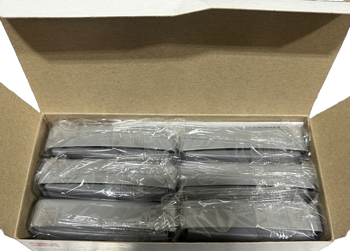 3M 7093 P100 Particulate Filters Respirator Cartridges 12ct Filters Exp 04/2026