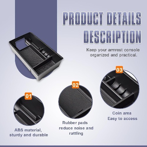 Center Console Organizer Tray Compatible with Venza 2021 2022 2023 2024 Accessor