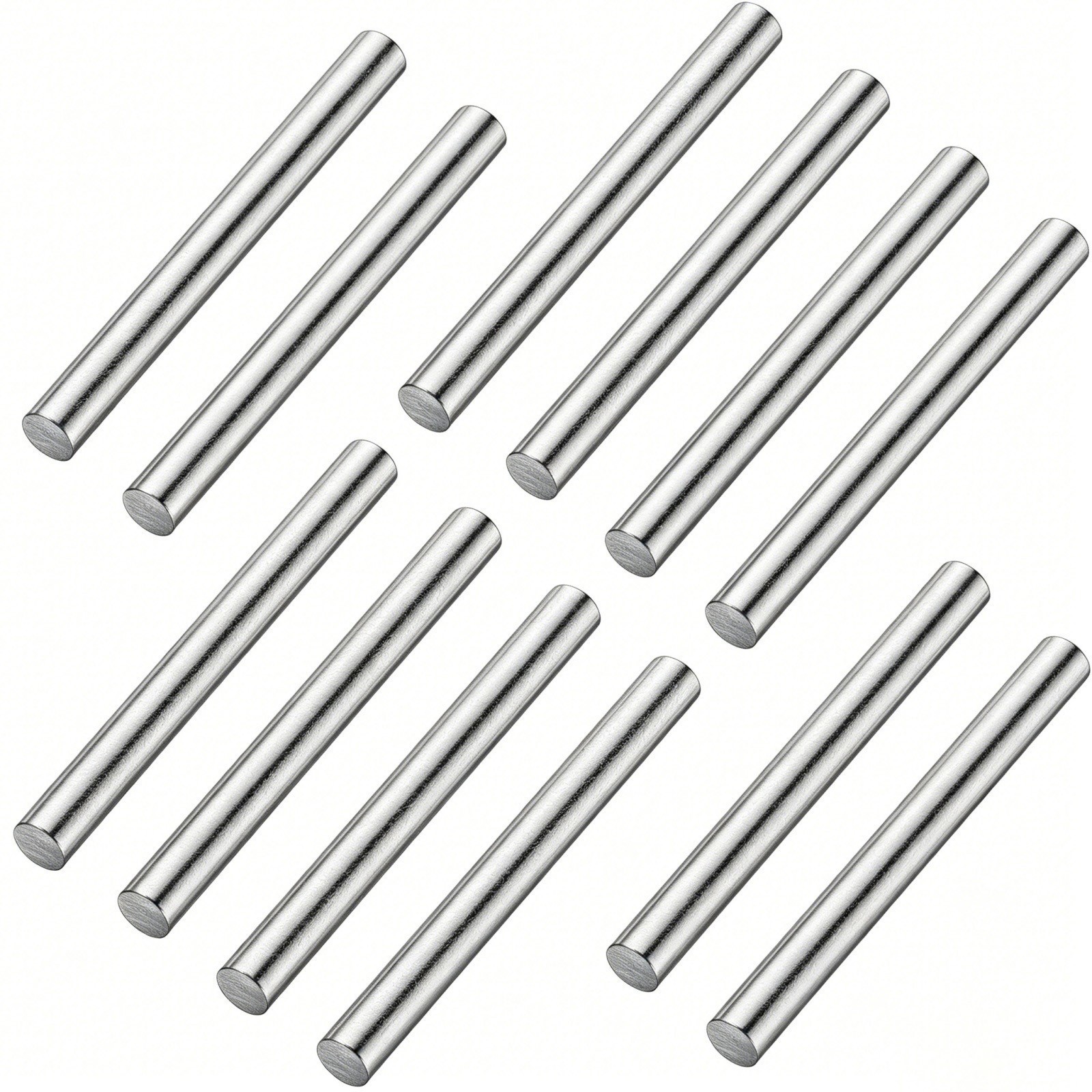 Round Zinc Bar 99.9% Pure Zinc Rod, Marine Anticorrosion, Pure Metal Zinc Anode