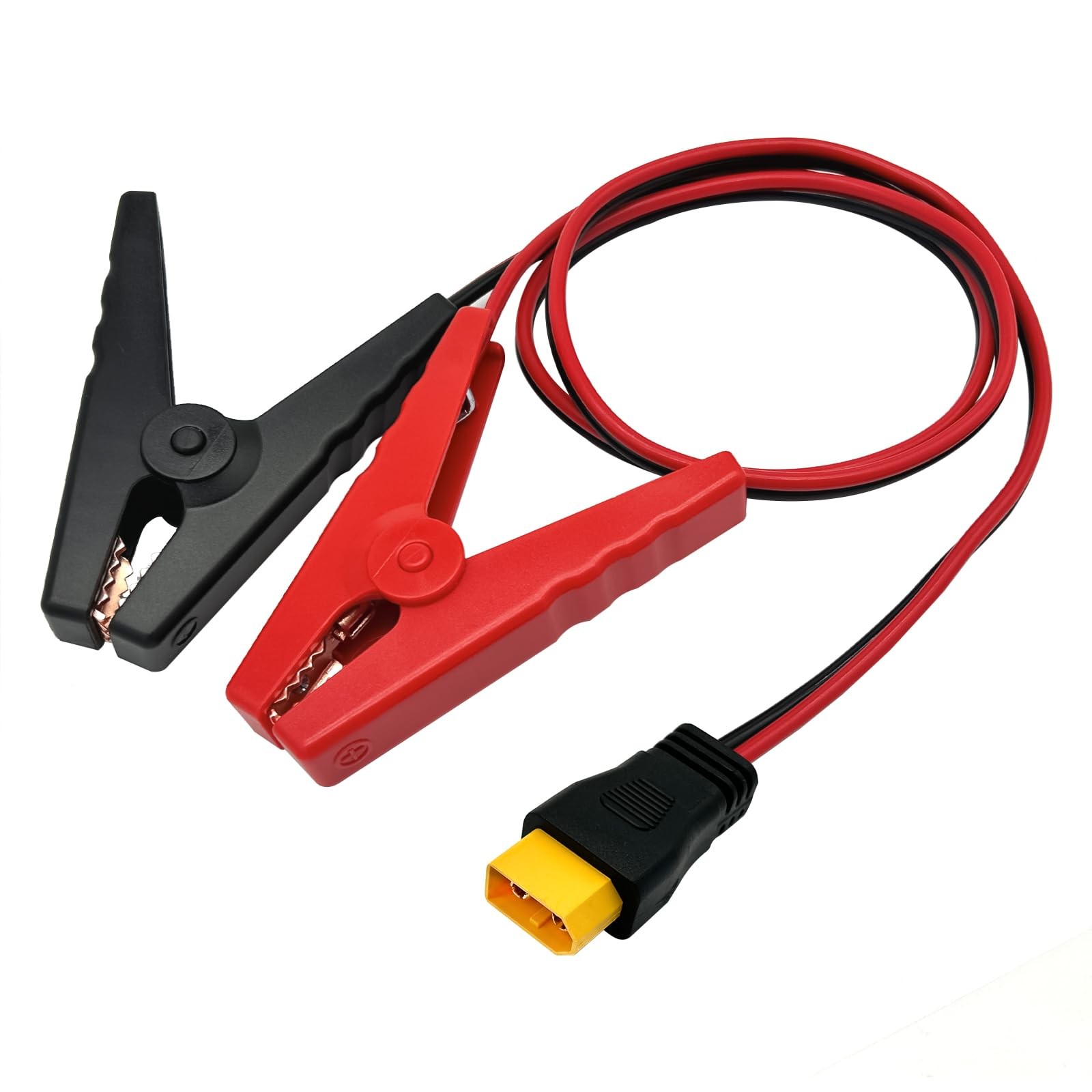 XT60 to Battery Clamp Cable,12V Battery Alligator Clips to XT60 Male Cable fo…