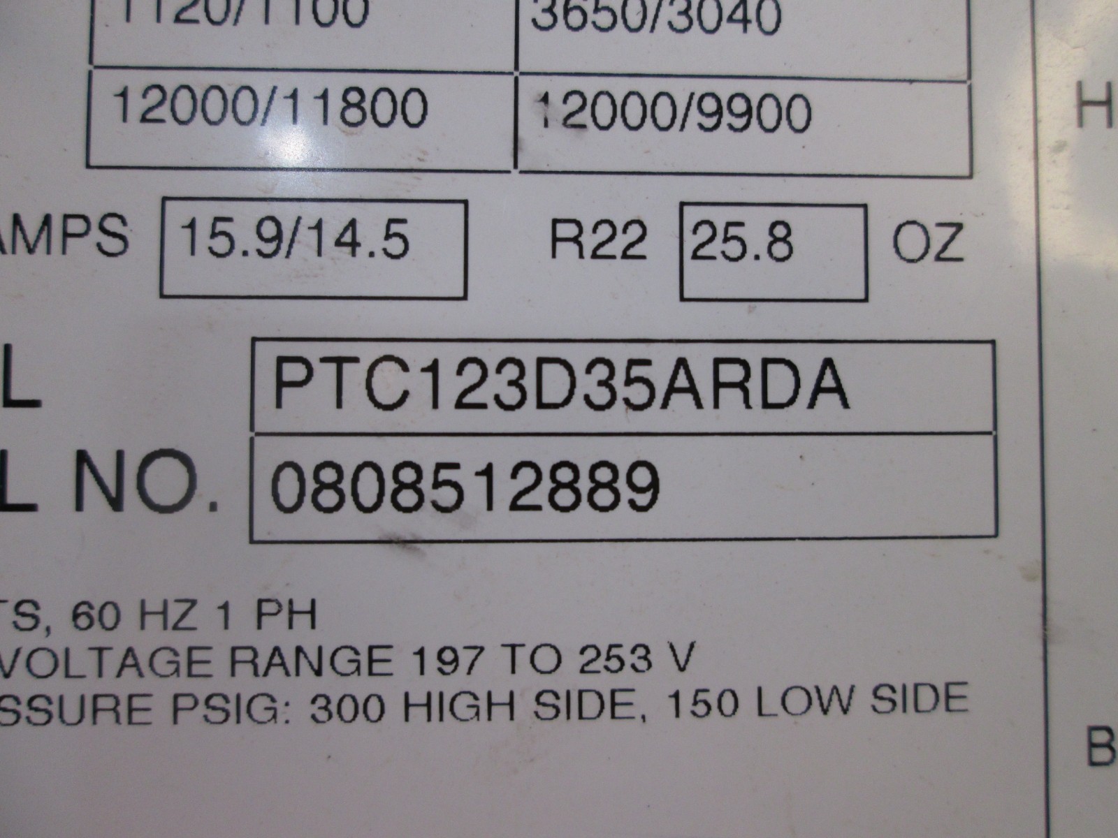 Amana PTAC Universal PC Circuit Control Board With Hardware PTC123D35ARDA
