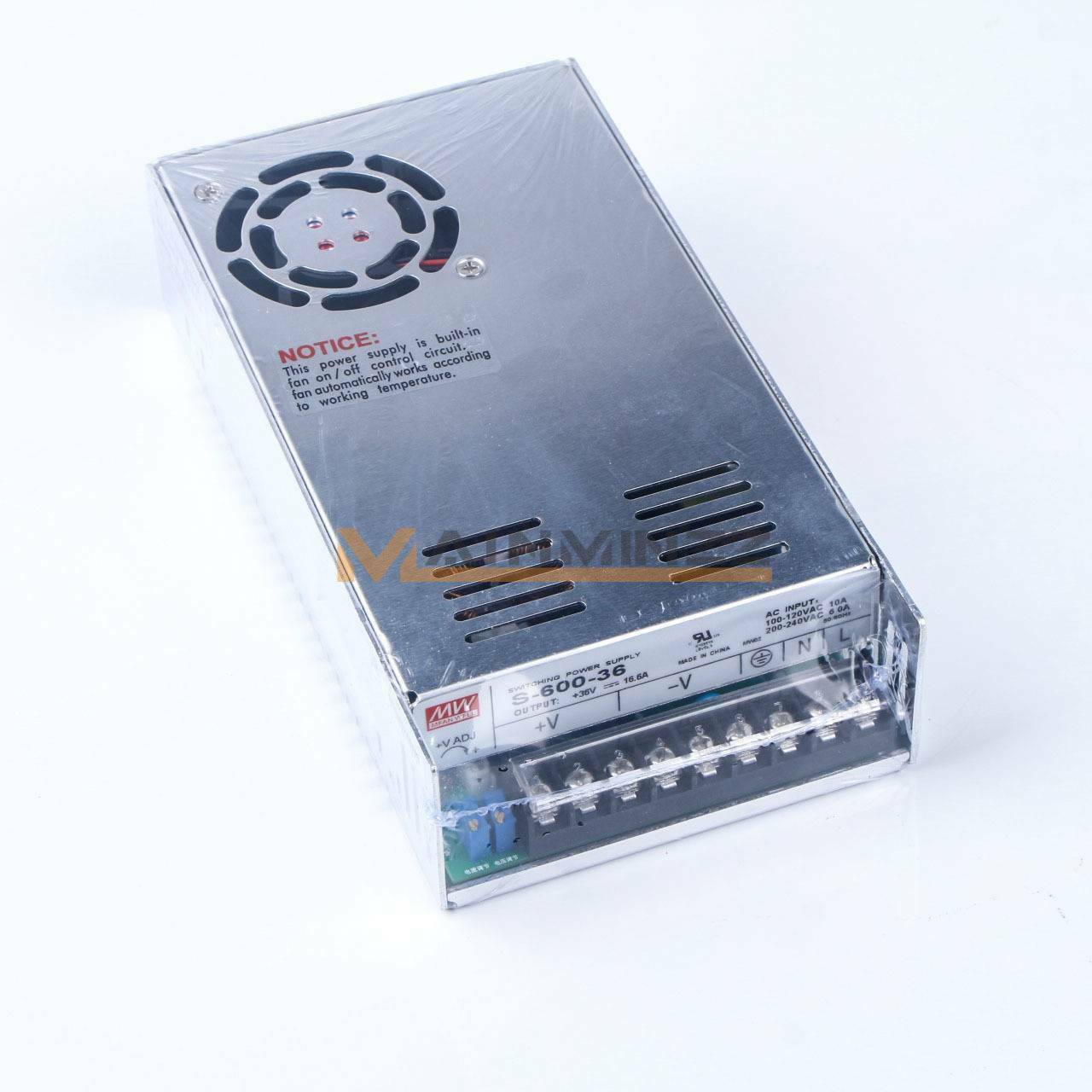 1PCS New S-600-36 36V 16.6A switching power supply