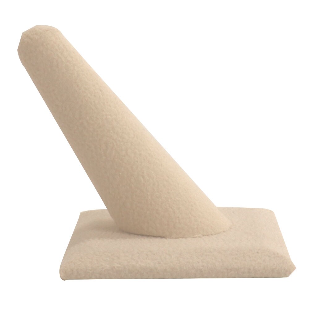 Beige Jewelry Ring Display Stand Holder Organizer