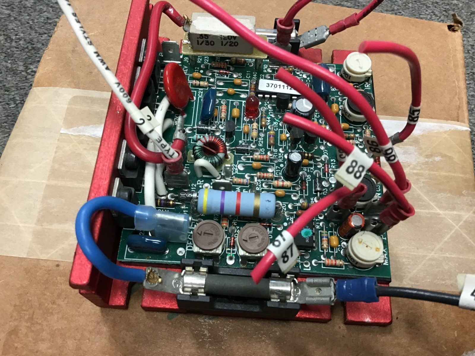 BC141 / PCB BOARD, CN3000A20, DC MOTOR SPEED CONTROL, 115VAC, 50-60HZ / BALDOR