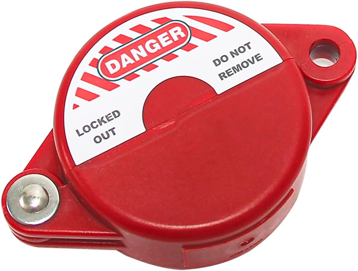 Gate Valve Lockout Device, 1-2.5 Inch, OSHA Compliant for Maximum Safety