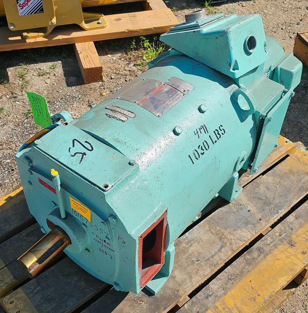 25 Hp GE Kinamatic DC Motor 5CD184NA028A810 500 Volt 1150/2000 RPM