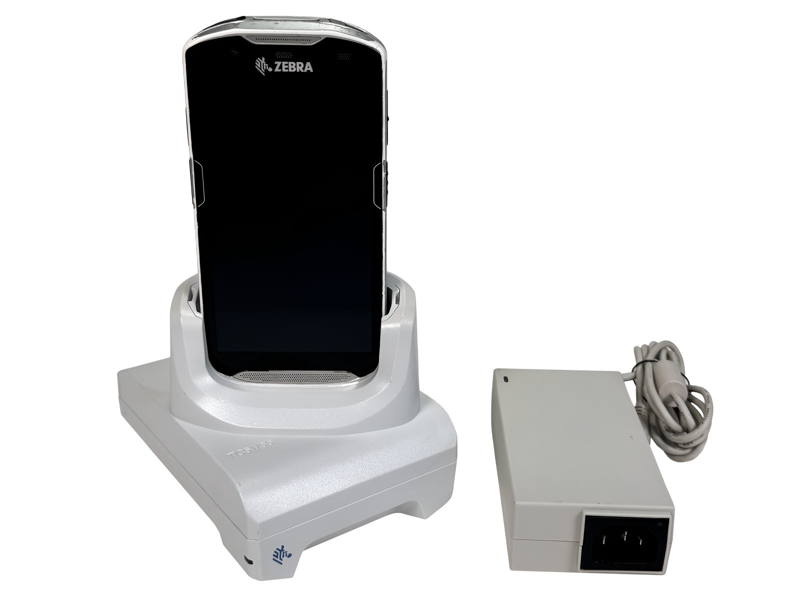 Zebra TC56CJ-1PAZU4P-25 2D Barcode Scanner w/ OEM Charger Cradle & Power Supply