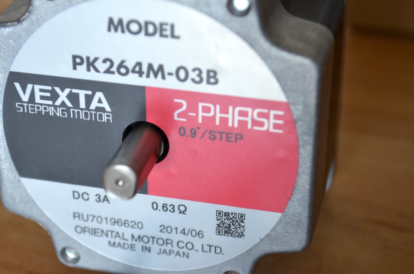 NEW Vexta Oriental PK264M-03B Nema23 Dual-Shaft Stepper Motor High-Resolution
